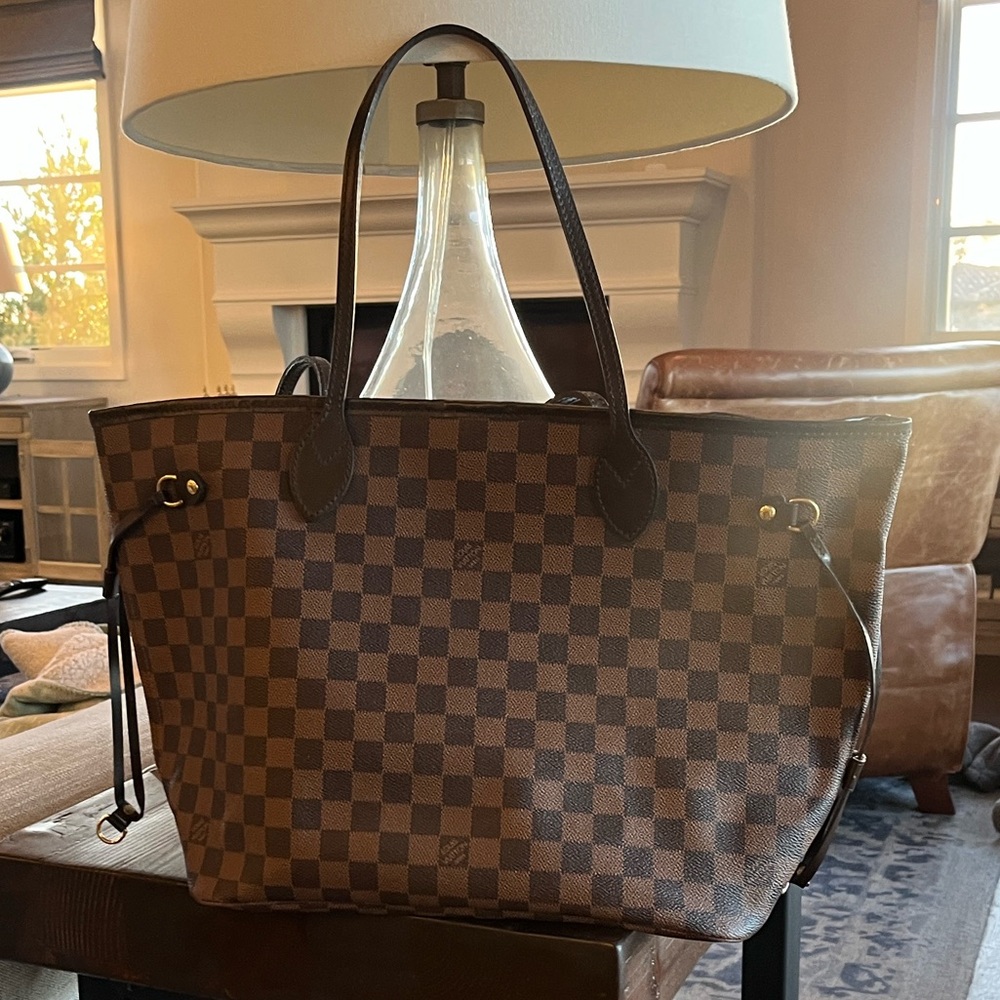 Louis Vuitton Red Striped Interior Tote